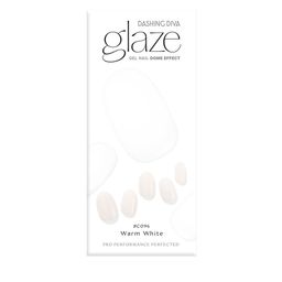 Dashing Off-White Diva Glaze Warm Gel Nail-image-68