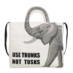 Colorbar Typography Printed Shopper Tote Bag-6