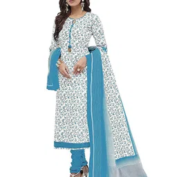 MIRAAN Printed Pure Cotton Unstitched Dress Material-image-97