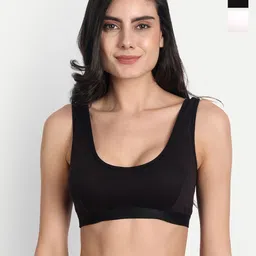 Aimly Pack Of 3 Non-Padded Non-Wired Seamless Workout Bra With All Day Comfort-picture-33