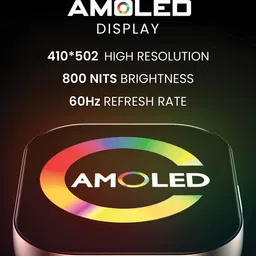 HAMMER Unisex Robust 1.96" AMOLED Biggest Display BT Calling Smart Watch image 5