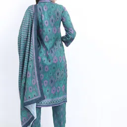 KETCH Ethnic Motifs Printed Regular Kurta With Trousers & Dupatta image 4