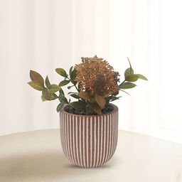 Ekhasa Green 1 Pieces Fern Artificial Plant With Pot-image-15