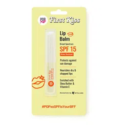 MyGlamm Popxo First Kiss SPF 15 Water-Resistant Lip Balm with Shea Butter & Vitamin E 15 g-image-41