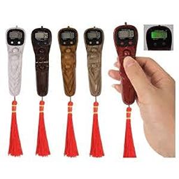Digital Tasbeeh Hand Tally Counter Finger Ring Digital Counting Machine Counter Tasbeeh & Jaap mala for Counting Purpose with LED (Pack of 1) (White Wood)(from Minsha exports) image 3