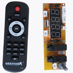 generic GEESTAR New Digital MP3 Module Board with Remote Control, 2.1 Channel, LED Display and Karaoke Function image 1