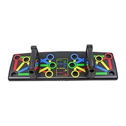 livox Push-up Board, 9 in 1 Body Building Push Up Rack Board Fitness Equipment Home Practice Chest Muscle Arm Muscle Multi-Function Push-ups Board And Skipping Rope - Jump Rope for Exercise image 5