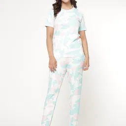 shriez Printed T-shirt With Joggers Co-Ords-image-14