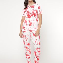 shriez Tie & Dye Dyed T-shirt With Joggers-image-21