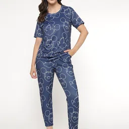 shriez Mickey Mouse-Printed T-Shirt With Joggers Co-Ords-image-75