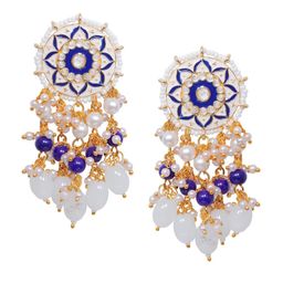 Crunchy Fashion Gold- Plated Classic Drop Earrings image 2