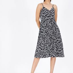 Kibo Abstract Print Fit & Flare Crepe Midi Dress-picture-27