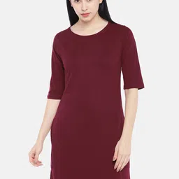 STATUS MANTRA Round Neck T-shirt Dress-picture-13