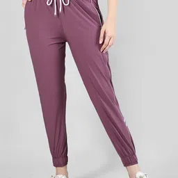 CHKOKKO Women Side Striped Joggers-image-26