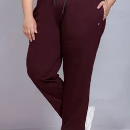 CUPID Women Plus Size Cotton Track Pants-picture-49