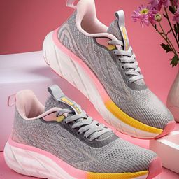 Action Women Mesh Running Non-Marking Shoes-6