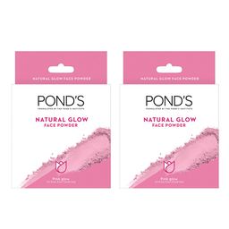 Ponds Set of 2 Oil Free Natural Glow Loose Face Powder - Pink Glow-54