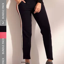 LYRA Women Pack Of 2 Assorted Cotton Anti Odour Track Pants-image-41