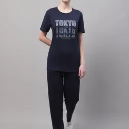 VIMAL JONNEY Printed Cotton T-Shirt & Track Pants Co-Ords-picture-46