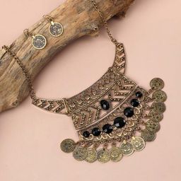 SOHI Gold-Plated Stone-Studded Jewellery Set-image-54