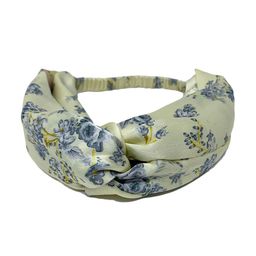 Mint & Oak Women Cream-Coloured & Blue Hairband-image-96