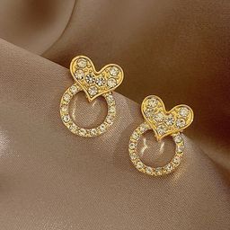 VAGHBHATT Gold-Plated Stone Studded Studs-image-53