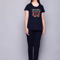 ELPIDA Graphic Printed Night Suit-image-3