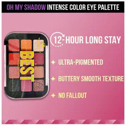 Adbeni Be The Best Version Of You 12-In-1 Matte & Shimmery Eyeshadow Palette-17g- Shade 02 image 4