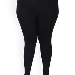 indian flower Plus Size Mid-Rise Ankle Length Leggings-image-68