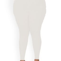 indian flower Plus Size Mid-Rise Ankle Length Leggings-image-78