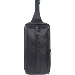 THE CLOWNFISH Black Structured Handheld Bag with Cut Work-33