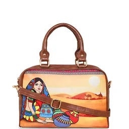 Sabhyata Embellished Shopper Handheld Bag with Cut Work-55