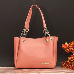 Bagsy Malone PU Structured Handheld Bag with Cut Work image 2