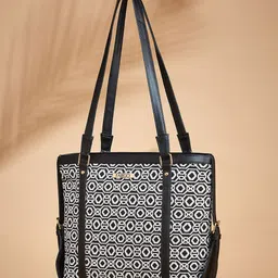 FARGO Geometric Self Design Structured Shoulder Bag image 2