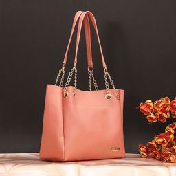 Bagsy Malone PU Structured Handheld Bag with Cut Work image 4