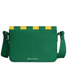DailyObjects Multicoloured Checked PU Swagger Sling Bag image 4