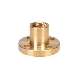 INVENTO 2Pcs M8 nut 1.25mm Pitch 8mm T Nut Brass round Flange Single Nut for 3D Printer CNC Robotics image 4