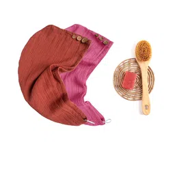 Doctor Towels Pack Of 2 Banana Double Cloth Hair Wrap-image-39