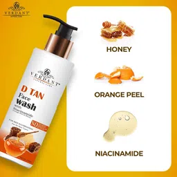 Verdant Natural Care Set Of 2 D Tan Face Washes - 100 ml Each image 4