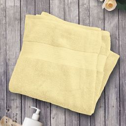 Home Fresh Ultrx Cream-Colored 650 GSM Pure Cotton Super Soft Bath Towel-17