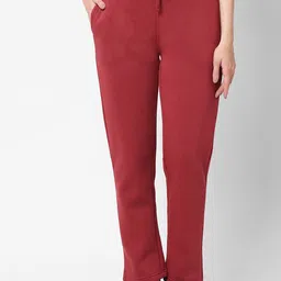 Sweet Dreams Women Red Solid Fleece Track Pant-picture-57