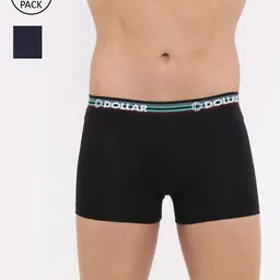 Dollar Bigboss Men Pack of 2 Solid Cotton Spandex Trunks MBTR-16-FLEXITRNK-CO1-picture-30