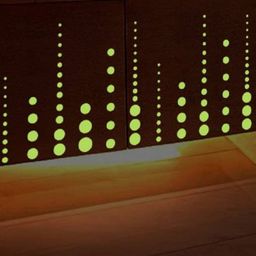 Jaamso Royals Radium Round Glow in Dark Wall Sticker-12