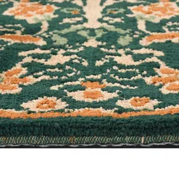 PRESTO Green & Beige Traditional Printed No Shredding Carpet image 3