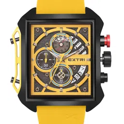 EXTRI Men Printed Dial & Stainless Steel Straps Analogue Watch X6059-D-picture-7