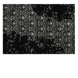 PRESTO Black & Grey Abstract Printed No Shredding Carpet image 2