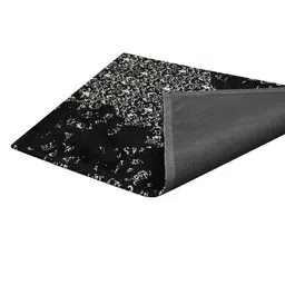 PRESTO Black & Grey Abstract Printed No Shredding Carpet image 3