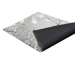 PRESTO Grey & White Abstract Printed No Shredding Carpet image 3