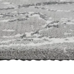 PRESTO Grey & White Abstract Printed No Shredding Carpet image 4