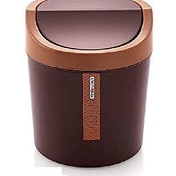 GOOD STUFF Plastic Small Table Top Desk Garbage Dustbin Trash (Multicolor) image 1